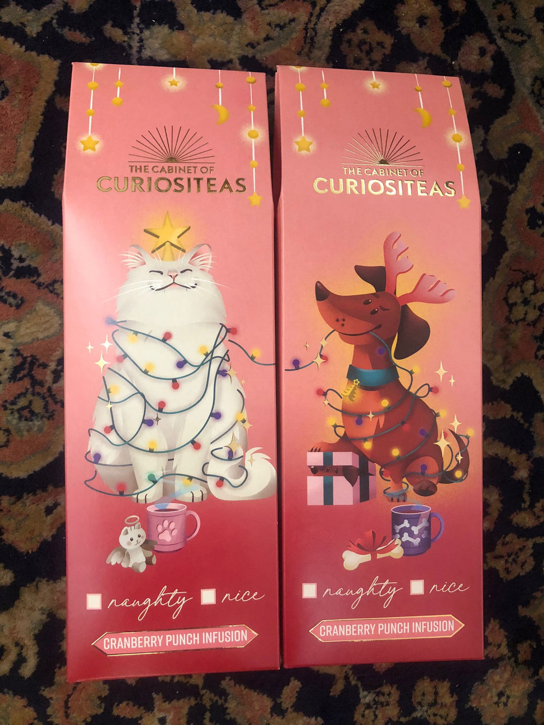 Tea Naughty Or Nice - cat