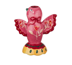 Kaarsenstandaard Vogel - roze