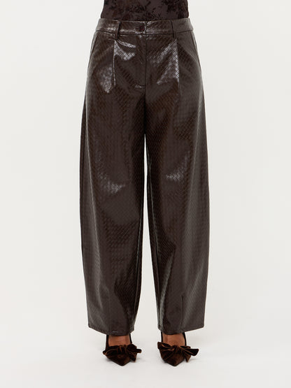 Pants Tasha - dark brown