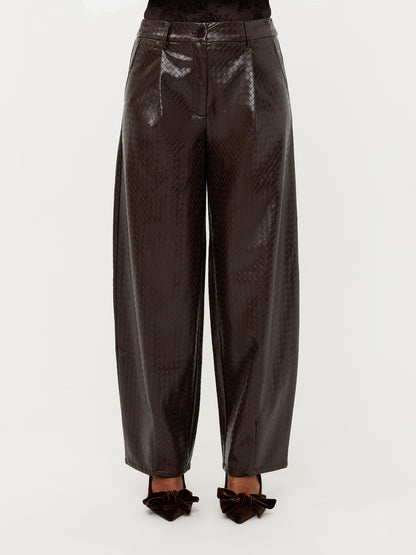 Pants Tasha - dark brown