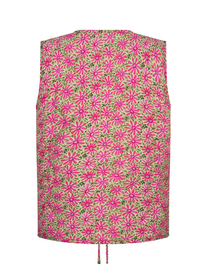 Gilet Esmira - pink flower