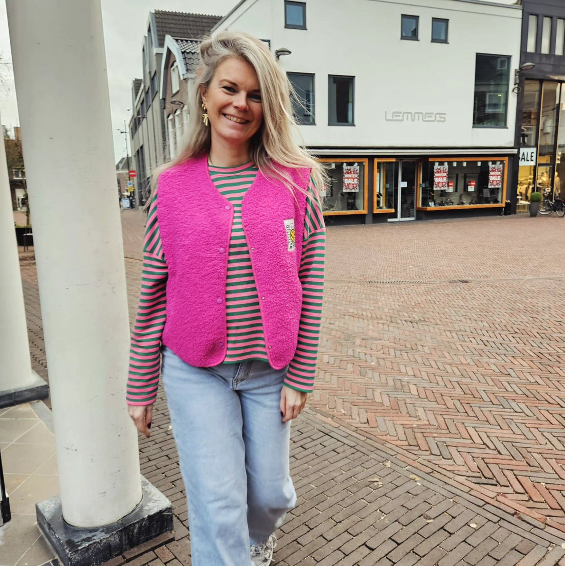 Teddy Gilet 😀 - pink