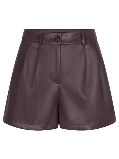 Short Jade - aubergine