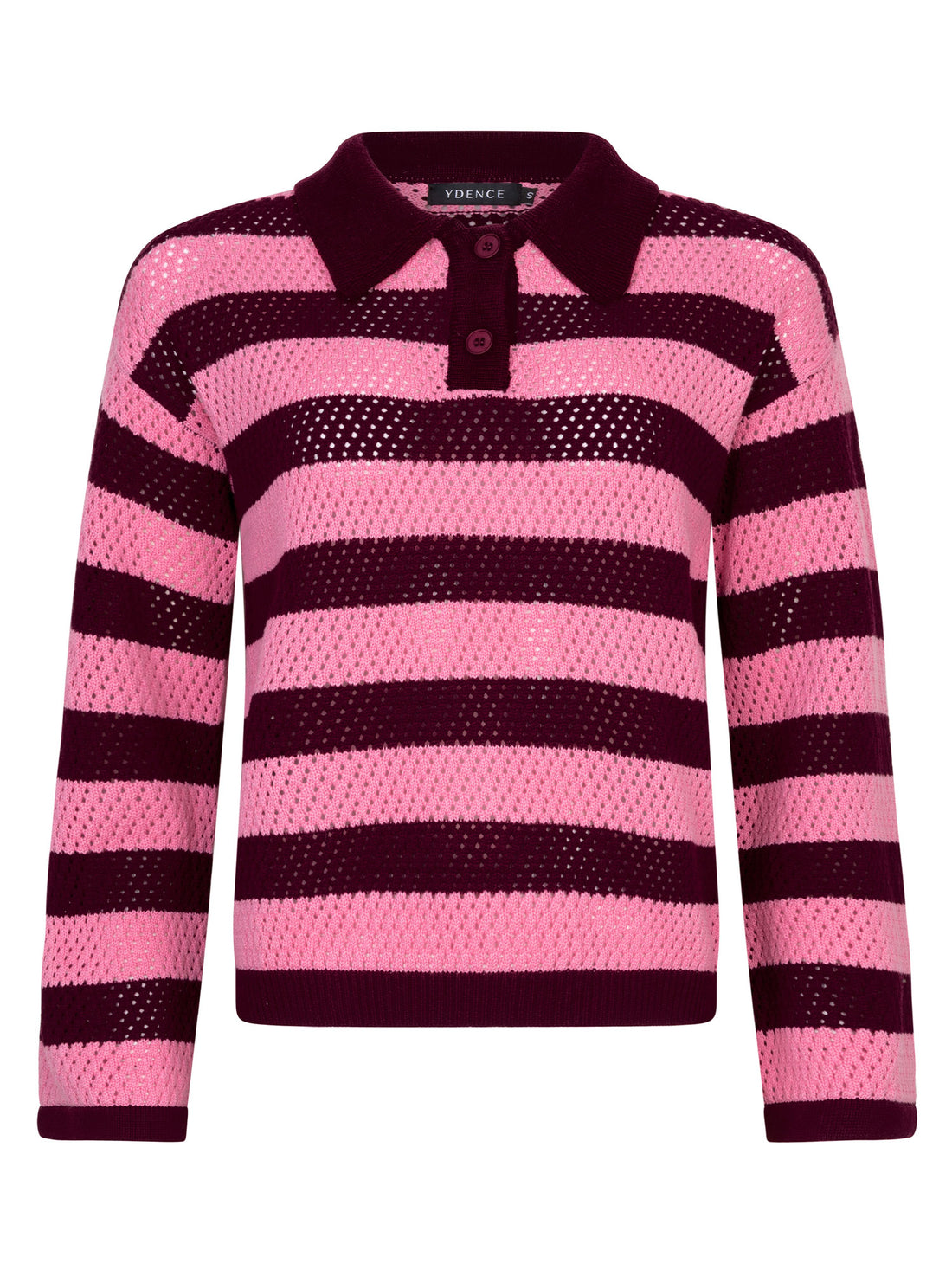 Top Agnes - burgundy/coral