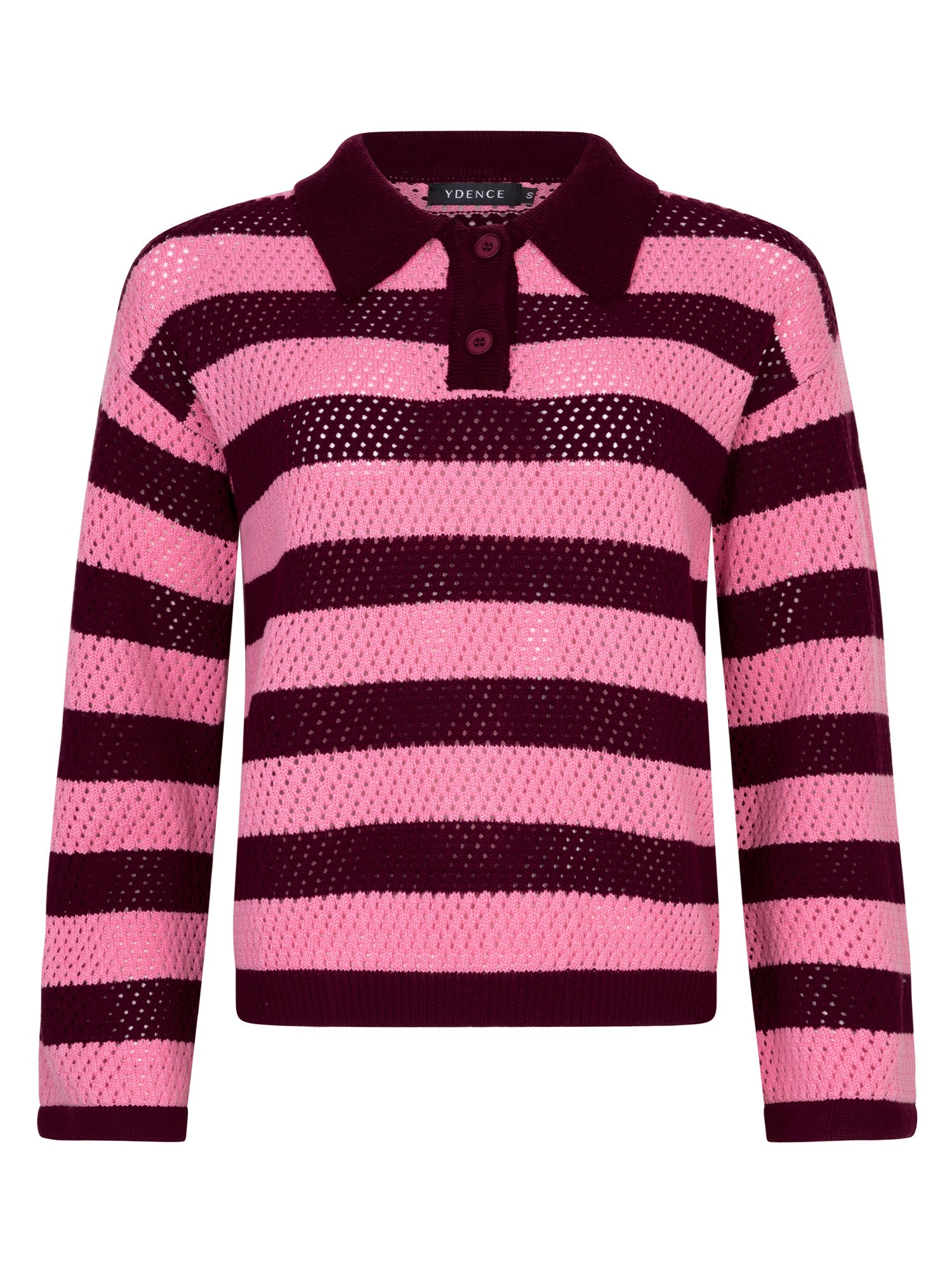 Top Agnes - burgundy/coral