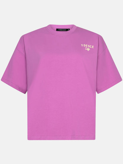 Tshirt Cafe - pink purple