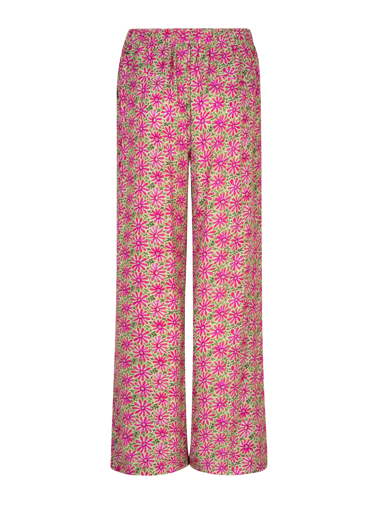 Pants Mara - pink flower