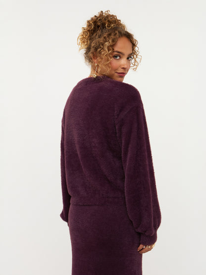 Sweater Angelina - plum