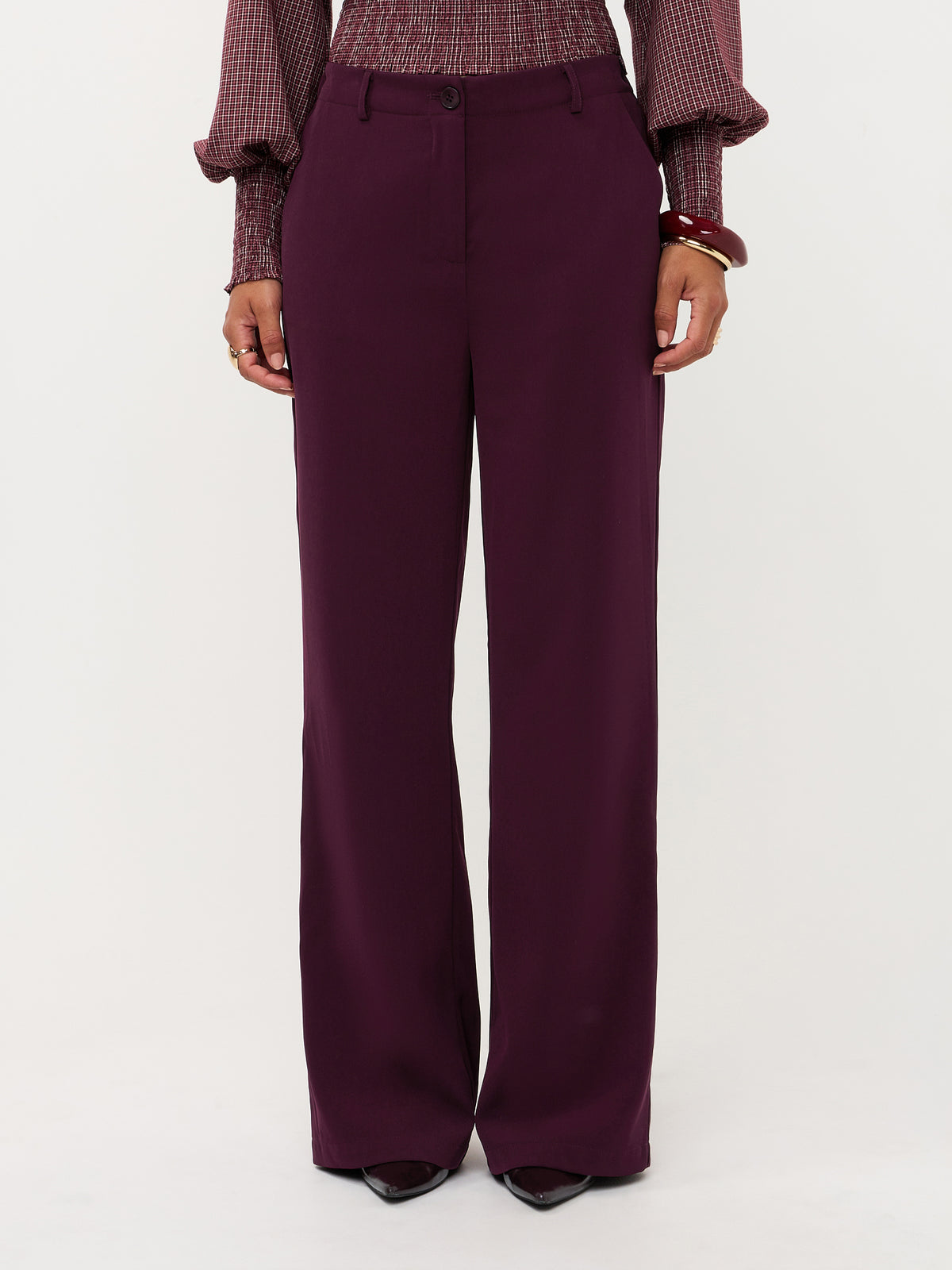 Pants Solange - plum