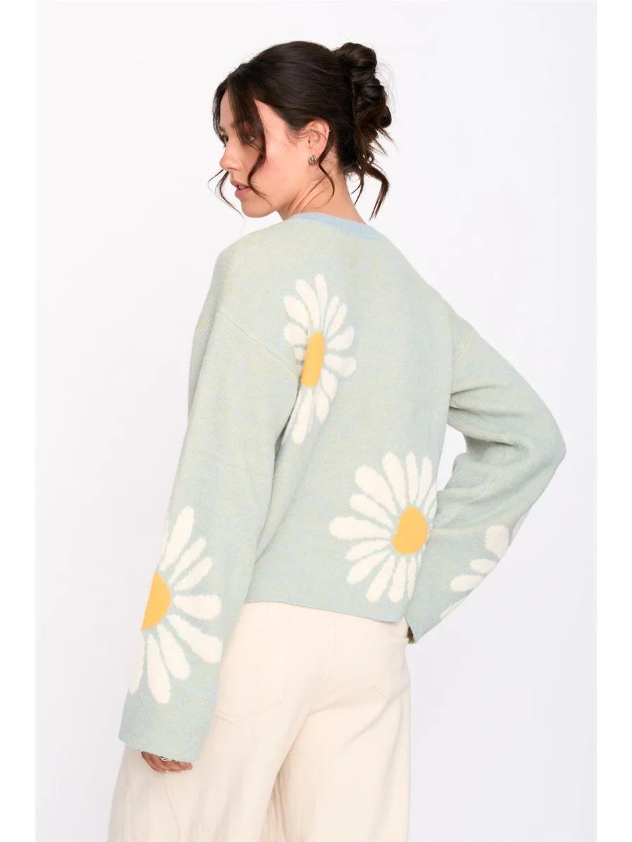 24C Trui Madelief - mint