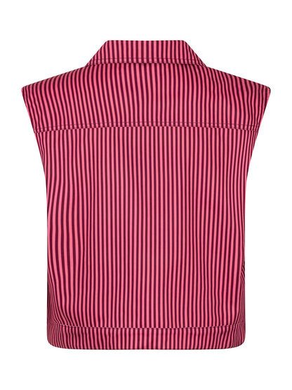 Gilet Marit -coral/burgundy