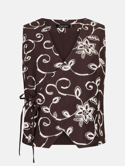 Gilet Inge - dark brown