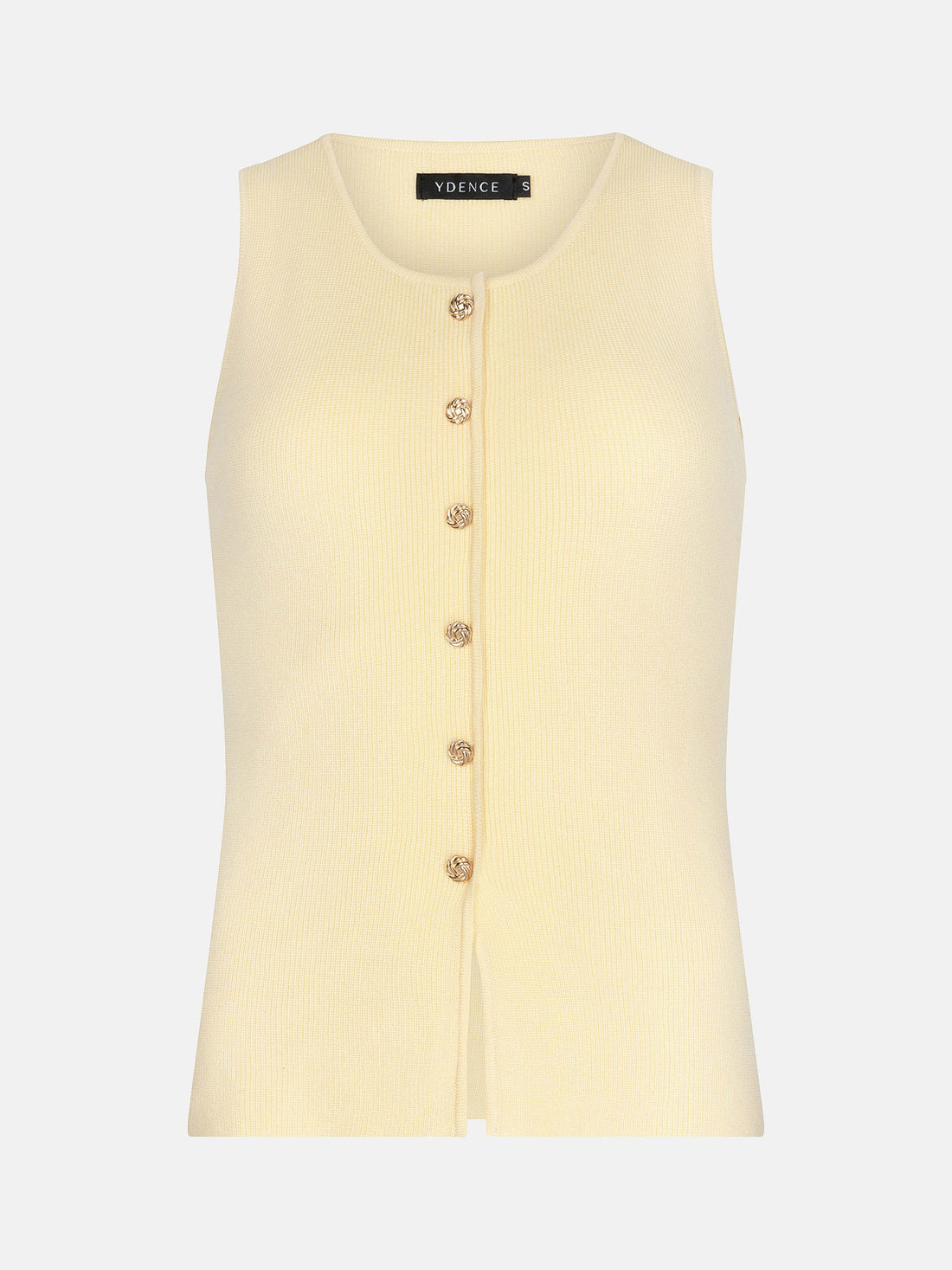 Knitted Top Saar - soft yellow