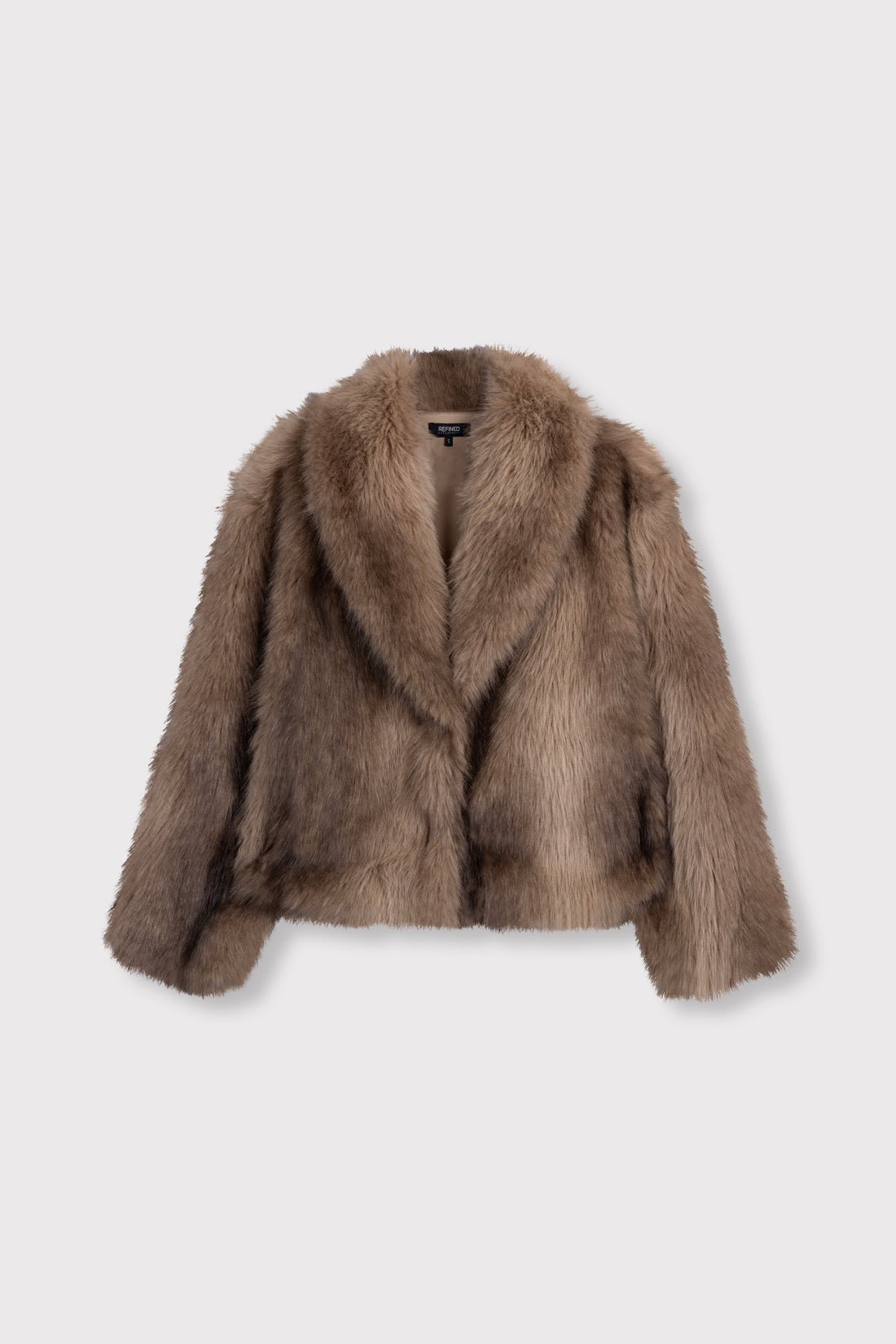 Jacket Luka Faux Fur - brown
