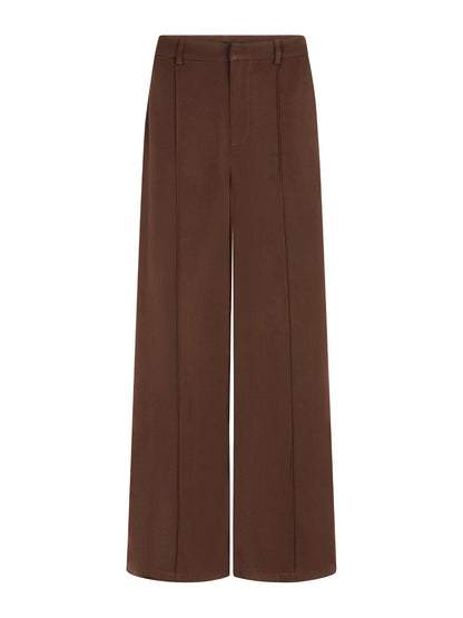 Pants Geneve - dark brown