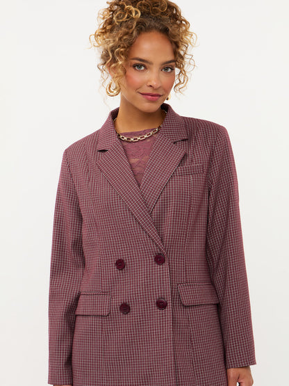 Blazer Nevessa- mauve check