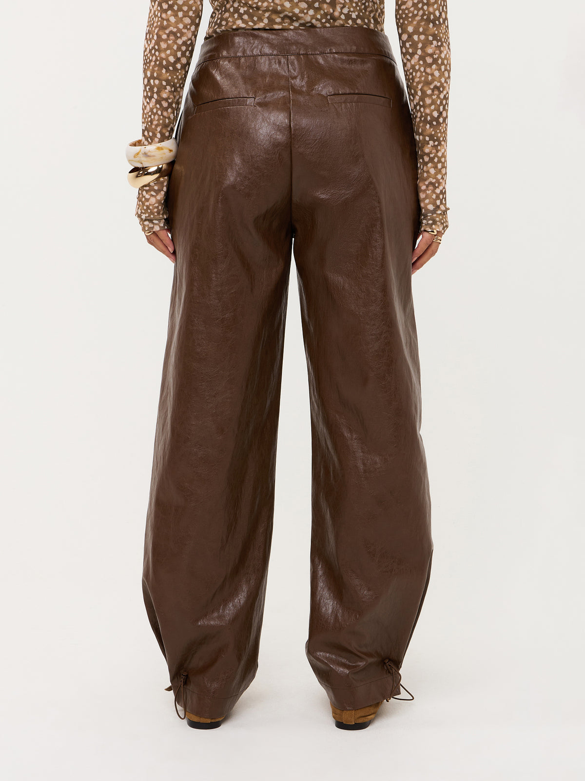 Pants Annemone - coffee brown