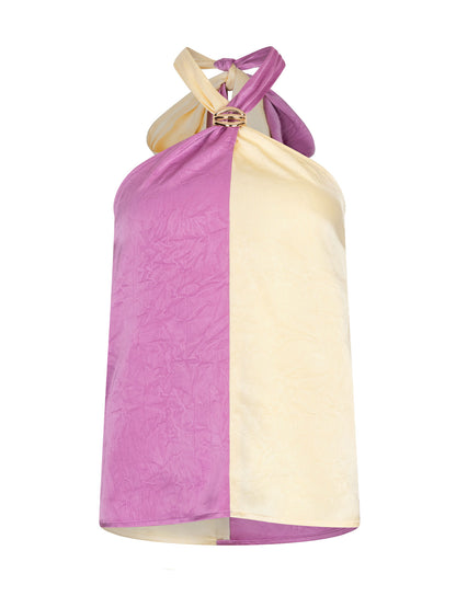 Top Odessa - soft yellow/ pink purple