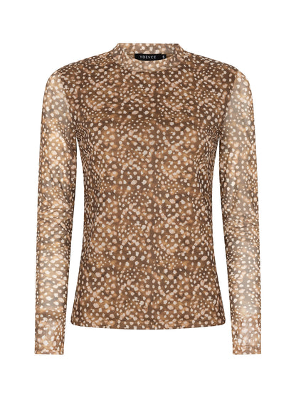 Top Willemijn - bambi print