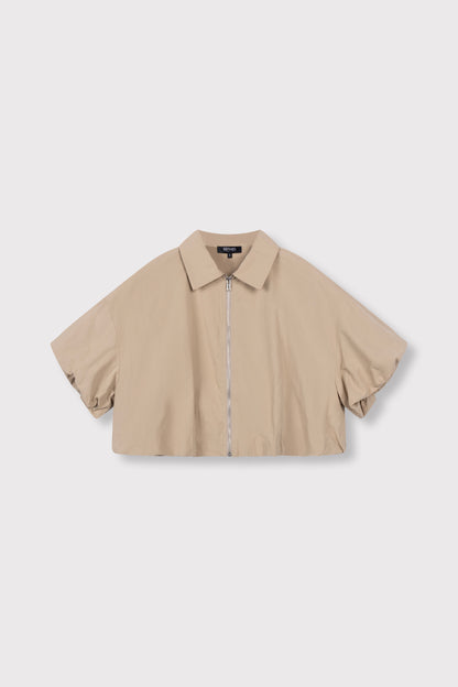 Cropped Blouse Inaya - sand
