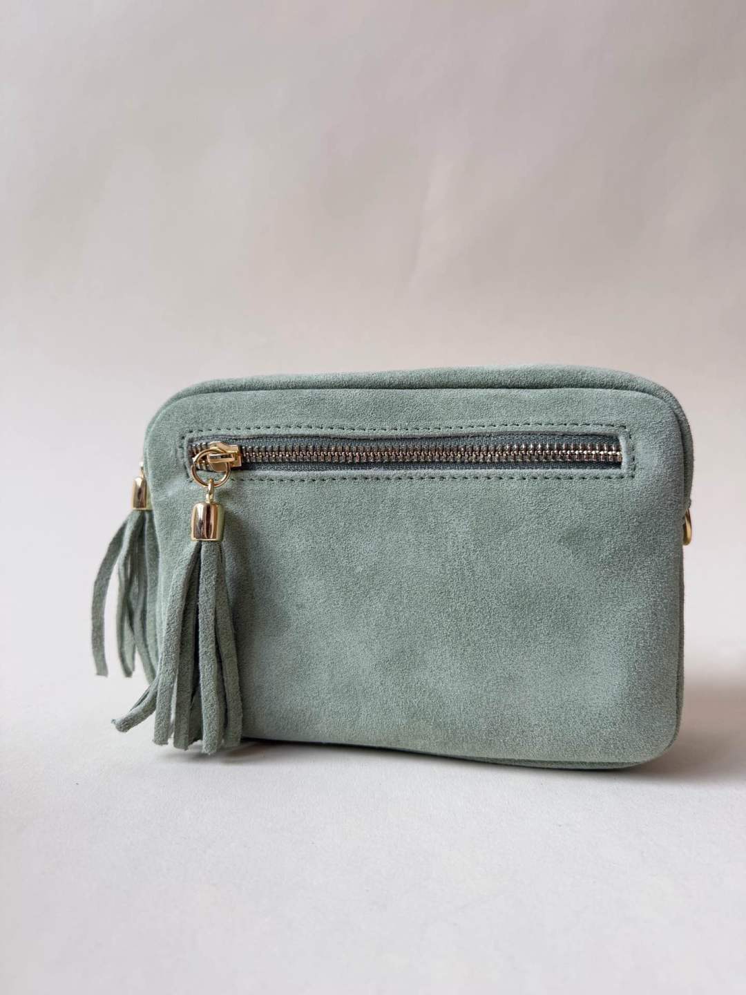 Mila Bag Suede - lichtgroen