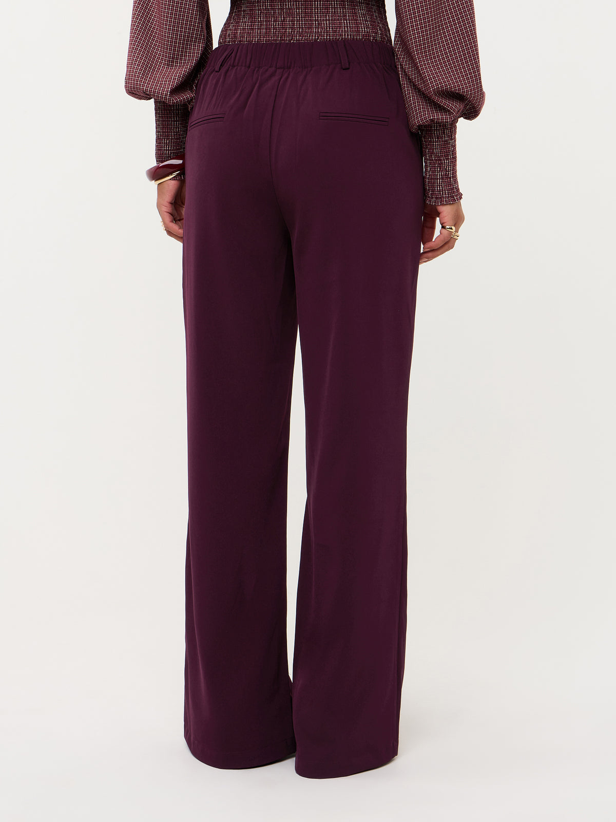 Pants Solange - plum