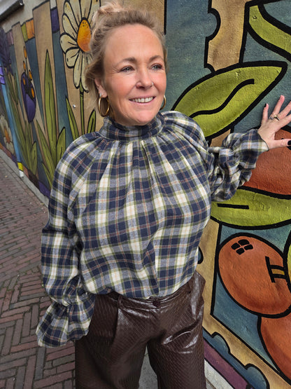 Jagger Checked Blouse