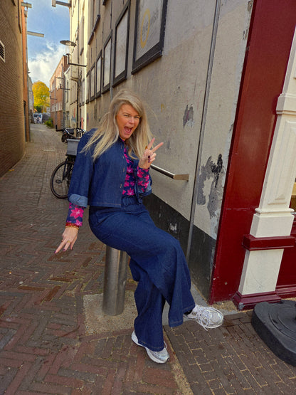 Ydence Blouse Dima -dark denim