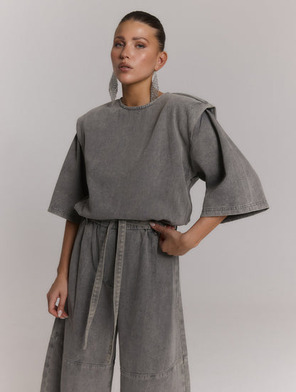 Jumpsuit Mona - mid grey