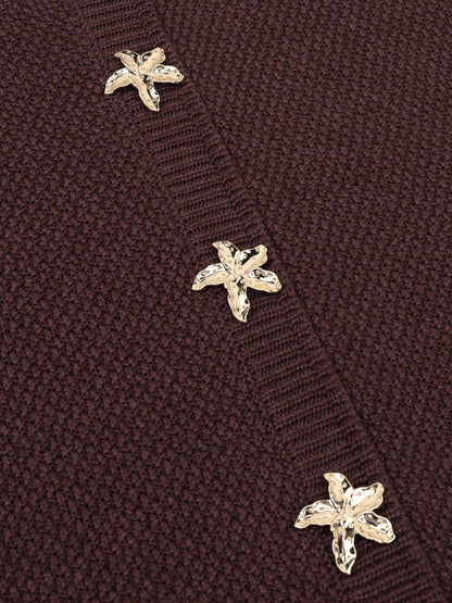 Knitted Top Mona - brown