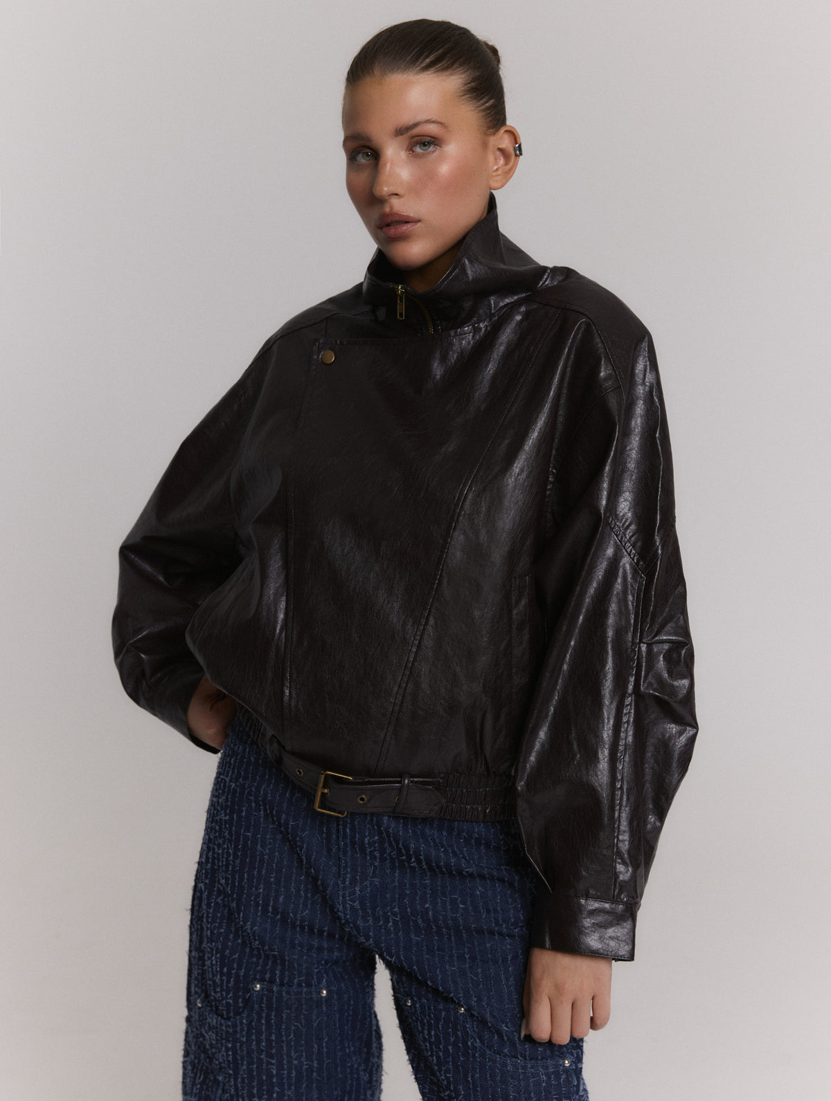Jacket Lee Buckle - choc brown