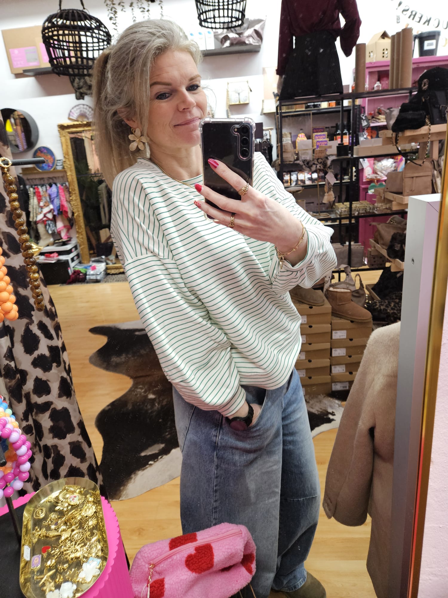 Creme De La Creme - groen/off white