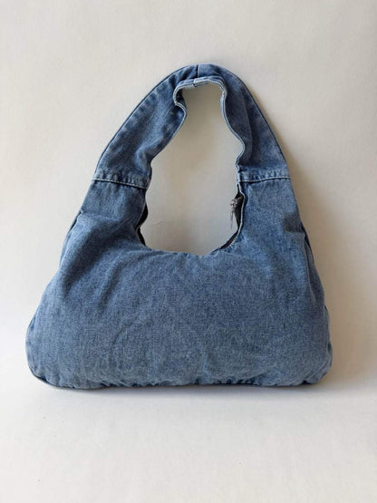 Denim Cloud Bag - donker