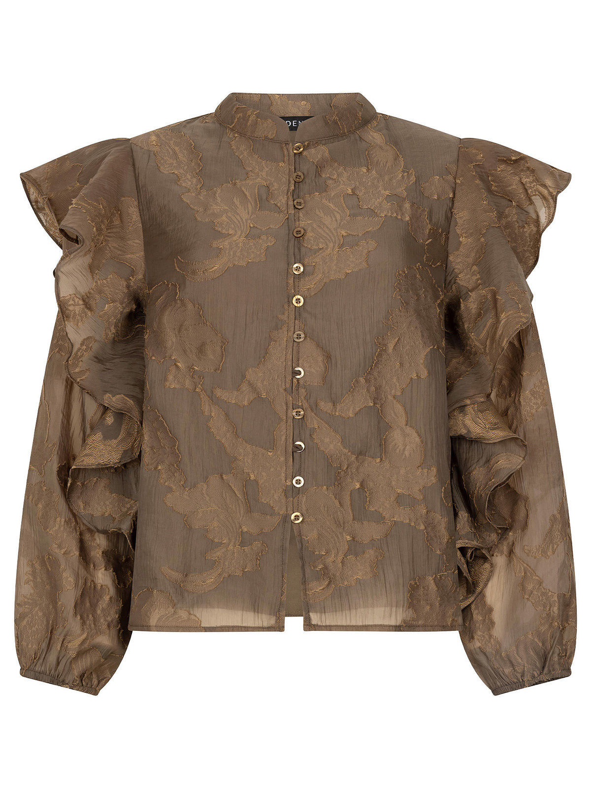 Blouse Gina - coffee brown