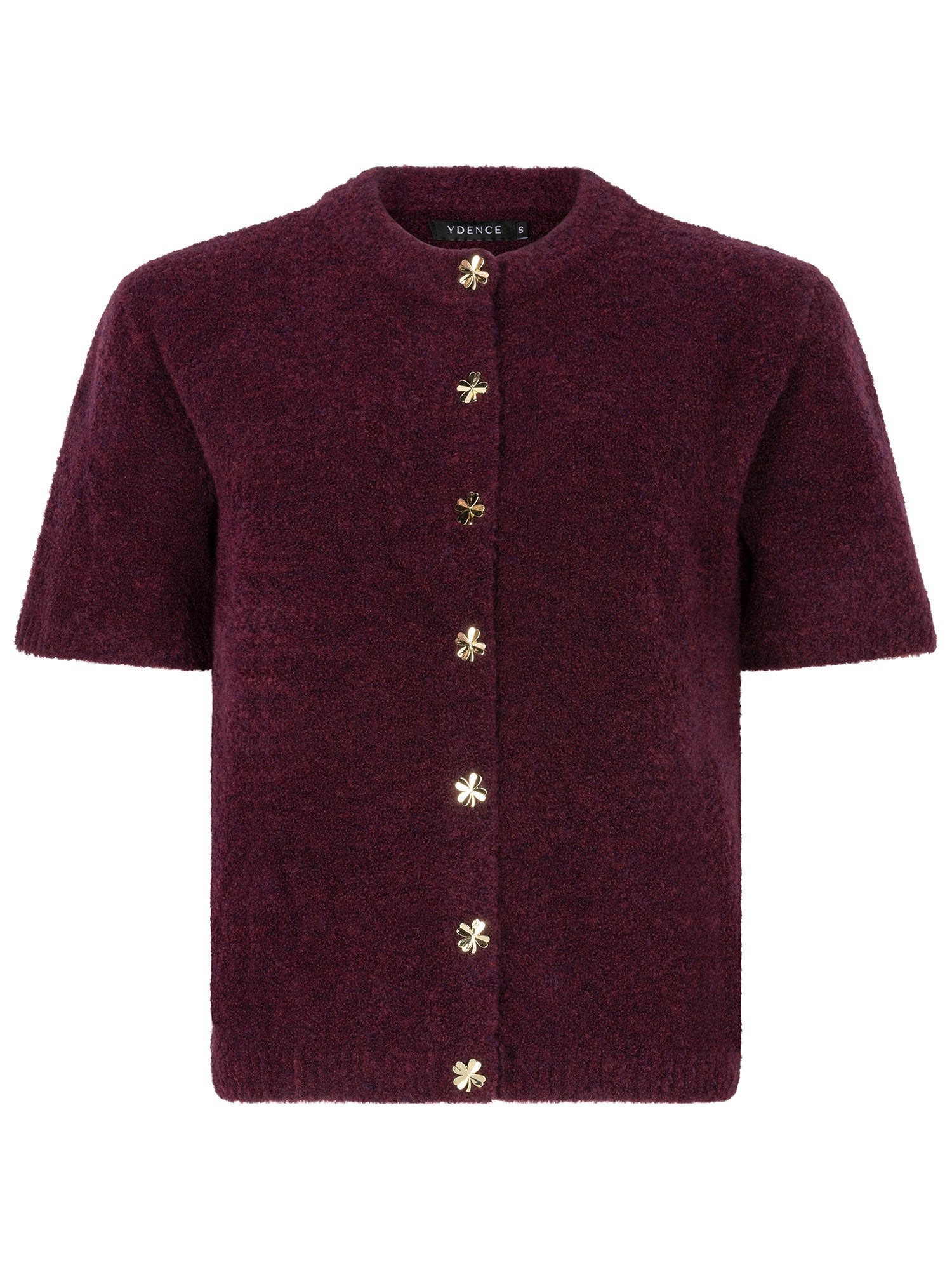 Cardigan Kitty - aubergine