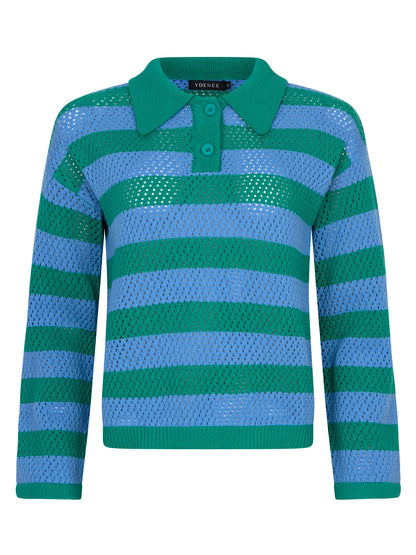 Top Agnes - blue/sea green