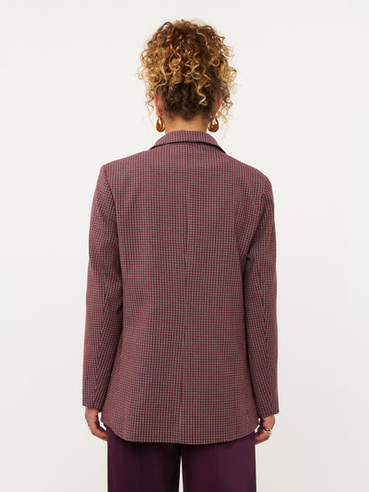 Blazer Nevessa- mauve check