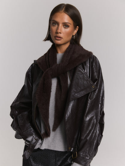 Jacket Lee Buckle - choc brown