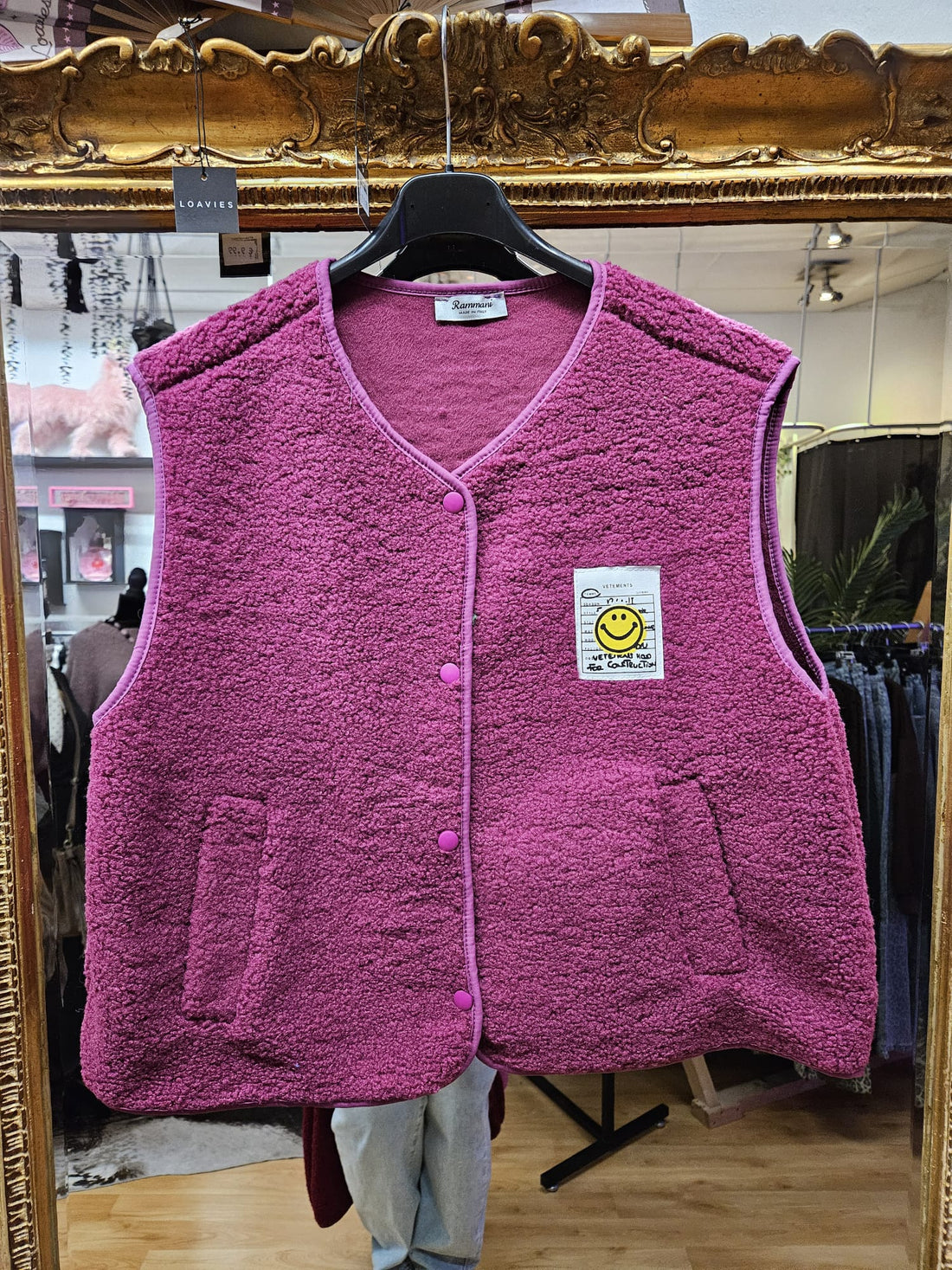 Teddy Gilet 😀 - paars