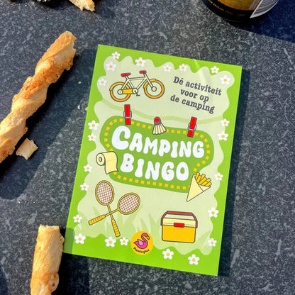 Camping Bingo - Hèt spel voor op de camping!