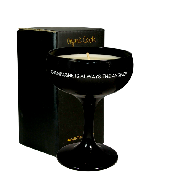 Champagneglas Kaars Champagne Is Always The Answer