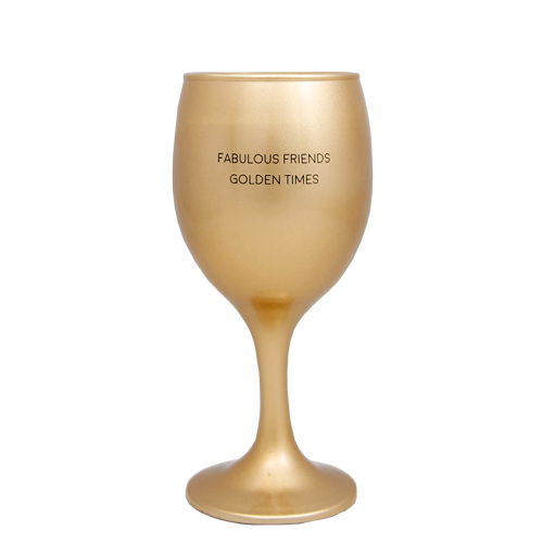 Wijnglas Kaars Fabulous Friends