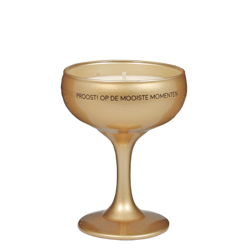 Champagneglas Kaars Mooiste Momenten