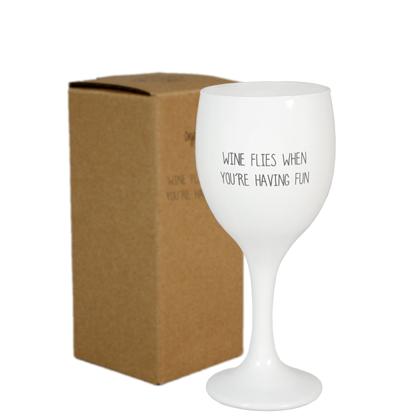 Wijnglas Kaars Wine Flies