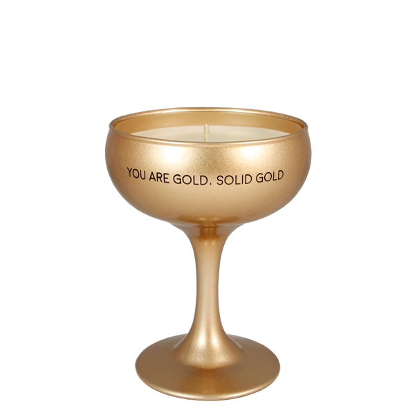 Champagneglas Kaars You Are Gold