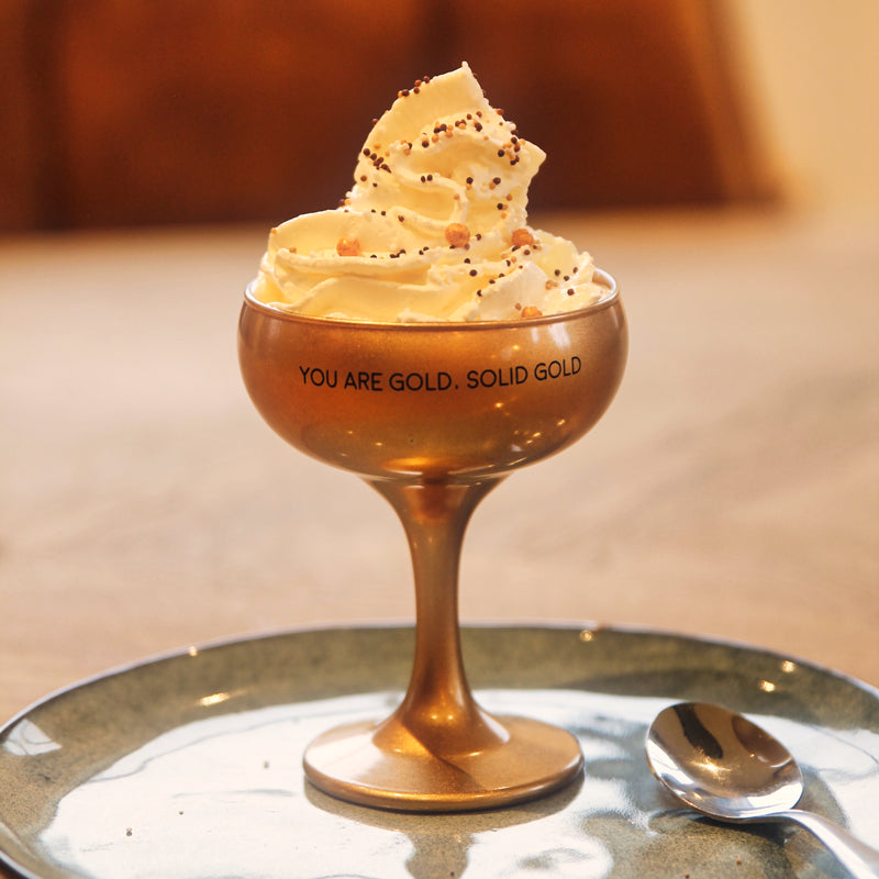 Champagneglas Kaars You Are Gold