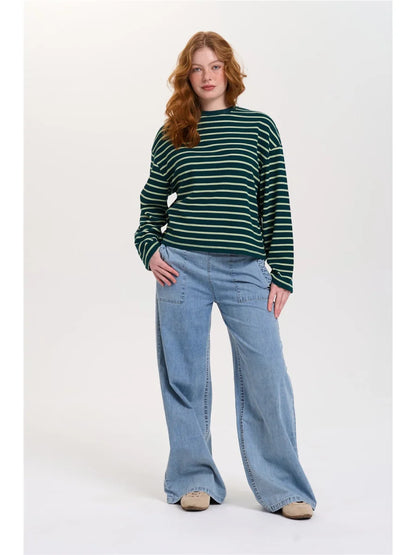 24c Sweatshirt Lilly - groen