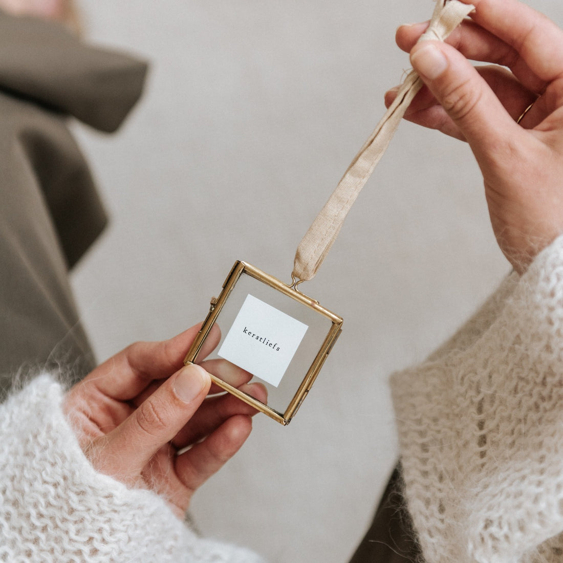 Mini Lijstje Hanger - kerstliefs