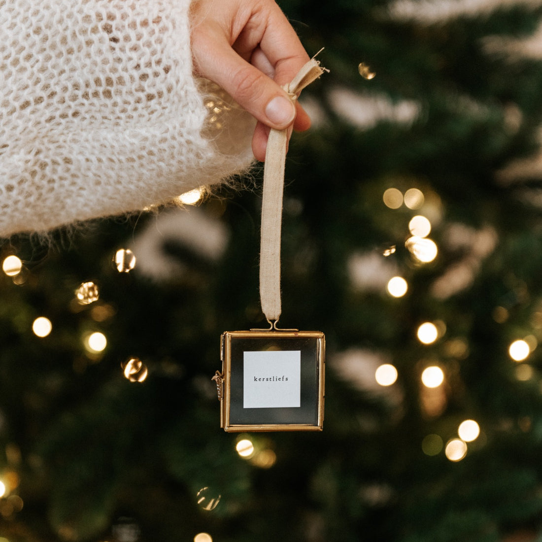 Mini Lijstje Hanger - kerstliefs