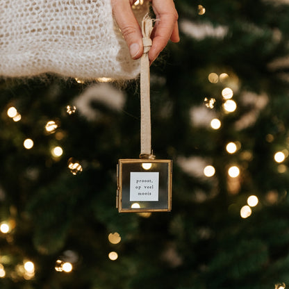 Mini Lijstje Hanger - proost op veel moois